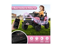 Akiudex 12V Kids Ride-On Truck with Remote Control and Music