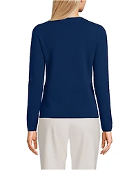 Lands' End Women's Tall Classic Cashmere Cardigan Sweater