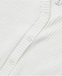 Lands' End Girls Button Front Knit Cardigan