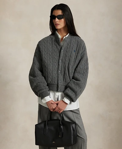 Polo Ralph Lauren Women's Cable Bomber Jacket