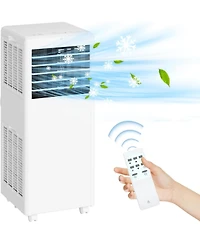 Gaomon 8,000 Btu Portable Air Conditioner - Freestanding, Low Noise, Remote Control, 24H Timer, Ideal for Bedroom, Dorms & Indoor Rooms