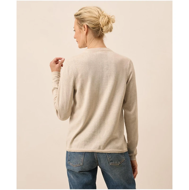 Pact Organic Cotton Classic Fine Knit Crew Sweater