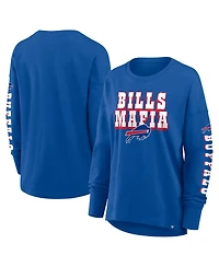 Fanatics Women's Royal Buffalo Bills Hometown Legacy Long Sleeve T-Shirt