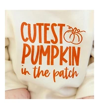 Sweet Wink Baby Girl and Boy Cutest Pumpkin The Patch Long Sleeve Romper