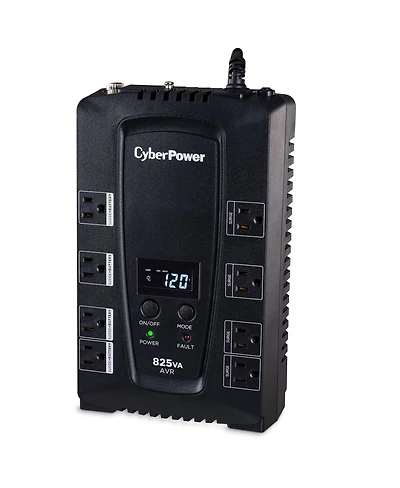 CyberPower Intelligent Lcd Computer Battery Backup, 825VA 450W Ups, 8 Outlets