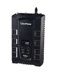 CyberPower Intelligent Lcd Computer Battery Backup, 825VA 450W Ups, 8 Outlets