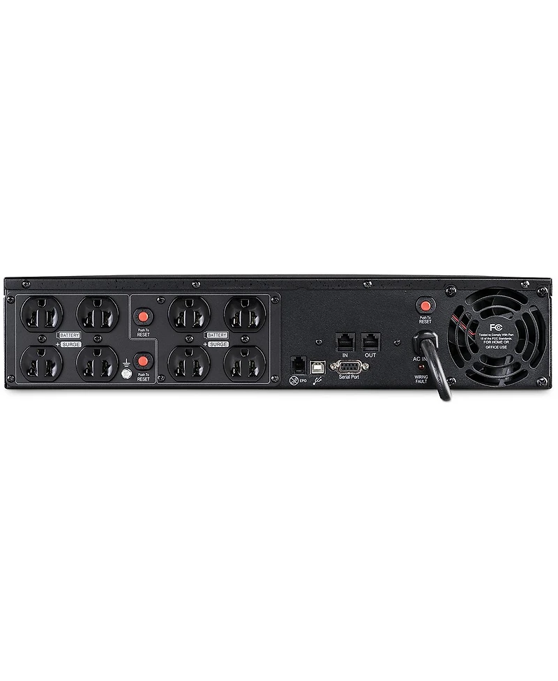 CyberPower OR1500PFCRT2U Smart App Intelligent Lcd 1500VA Ups, 8 Outlets, 2U Rack Mount