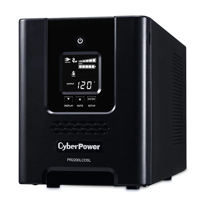 CyberPower PR2200LCDSL 2070 Va/1980W Smart App Sinewave Mini-Tower Ups, 6x Nema 5-20R, 1x Nema L5-20R
