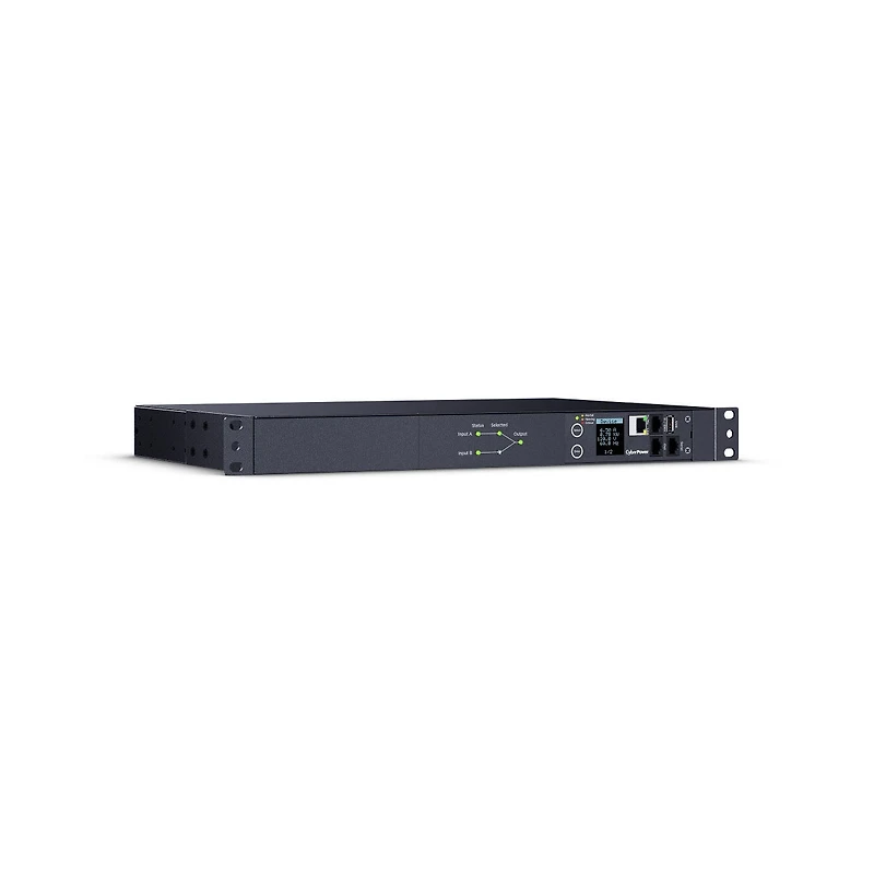 CyberPower PDU44001 10-Outlet 1U Rackmount Switched Ats Power Distribution Unit