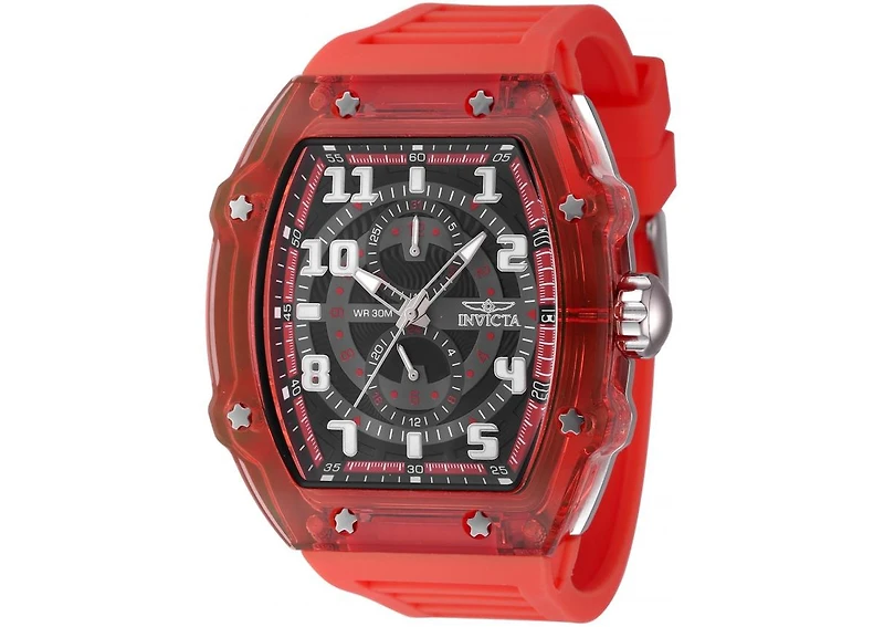 Invicta Men's 48448 Invicta Racing Quartz Multifunction Black Dial Watch