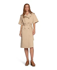 Belle & Bloom Dust Daring Short Sleeve Trench Style Dress