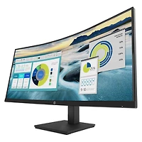 Hp P34hc G4 34" 21:9 Wqhd Curved Usb-c Va Lcd Monitor
