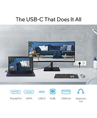 Asus Va34VCPSR 34" 21:9 Uwqhd 100Hz Usb-c Docking Curved VA Led Monitor, Black