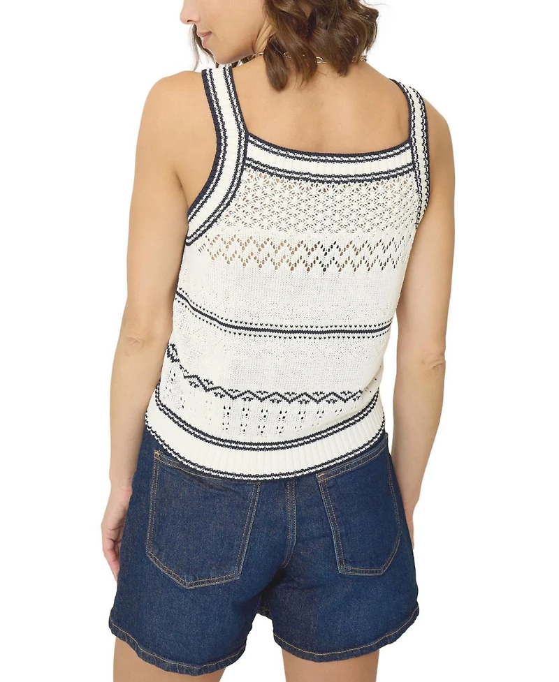 Central Park West Women's Emanuel Nautical Stripe Tank