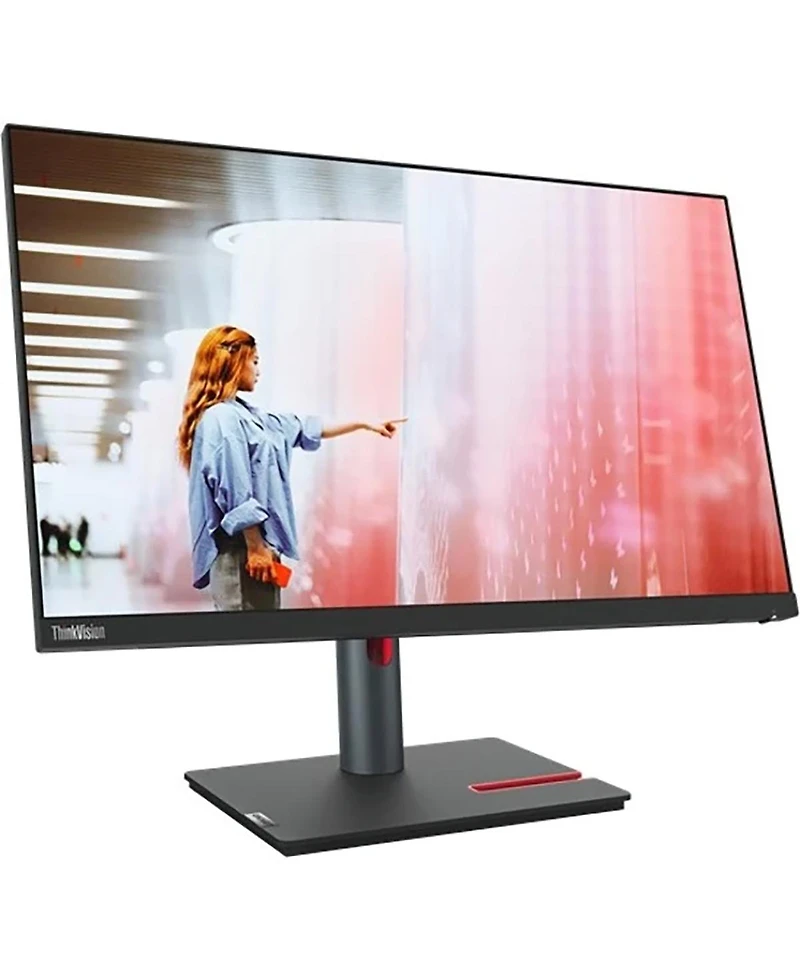 Lenovo ThinkVision P24q-30 23.8" 16:9 Wqhd Ips Wled Lcd Monitor, Raven Black