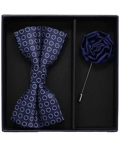 Ben Sherman Men's 2-Piece Bow Tie and Lapel Pin Box Set