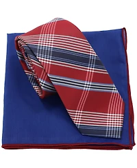 Ben Sherman Men's 2-Piece Tie and Pocket Square Half Box Set