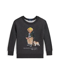 Polo Ralph Lauren Toddler and Little Boys Bear Heathered Fleece Sweatshirt