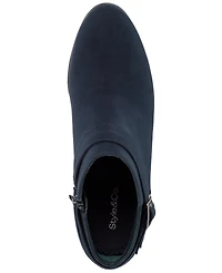 Style & Co Women's Willaa Belt Block Heel Booties, Macy's Exclusive