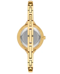 Michael Kors Women's Izzy Three-Hand Gold-Tone Stainless Steel Watch, 28mm