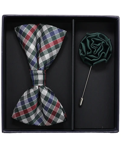 Ben Sherman Men's 2-Piece Bow Tie and Lapel Pin Box Set