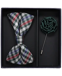 Ben Sherman Men's 2-Piece Bow Tie and Lapel Pin Box Set