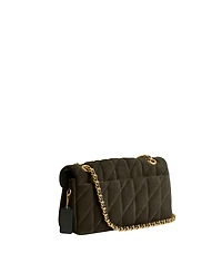 Coach Quilted Tabby Medium Suede Shoulder Bag 26