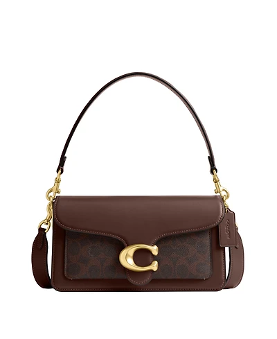 Coach Coated Canvas Signature Tabby Shoulder Bag 26 Refresh
