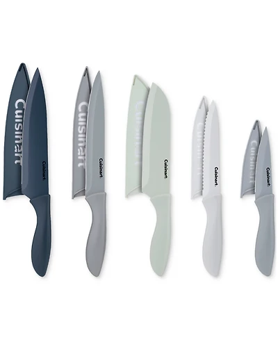 Cuisinart Advantage 10-Piece Ceramic-Coated Color Knife Set