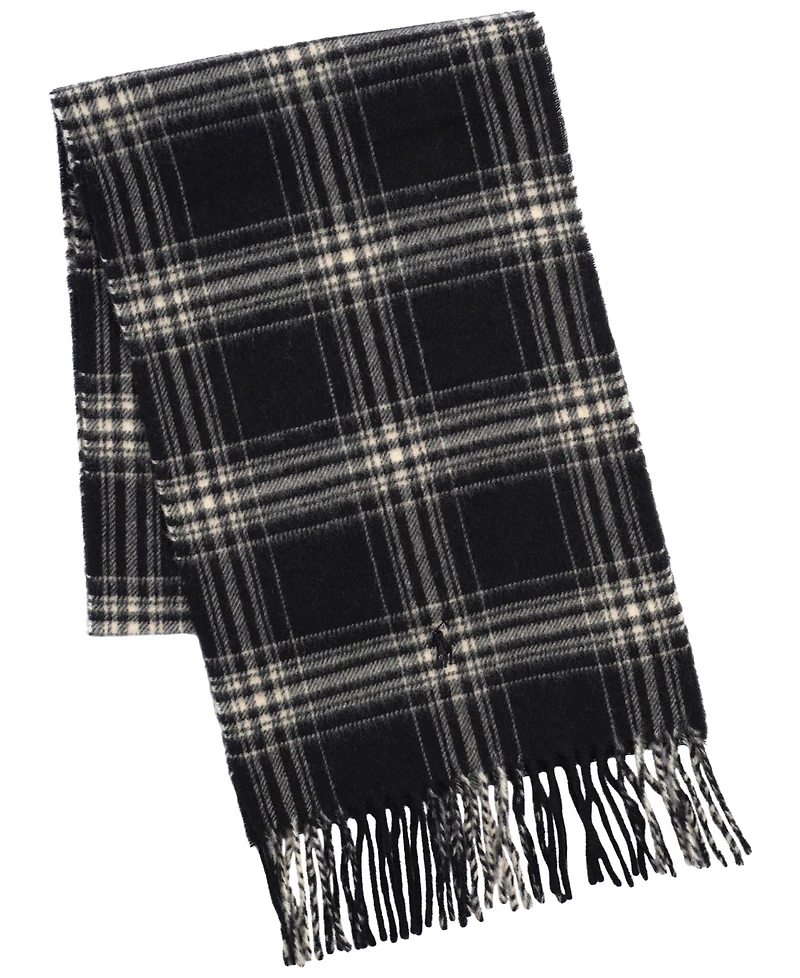 Polo Ralph Lauren Men's Cashmere Blend Plaid Scarf