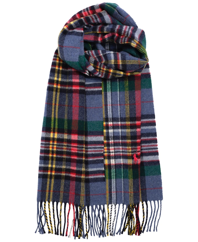 Polo Ralph Lauren Men's Woolen Plaid Scarf