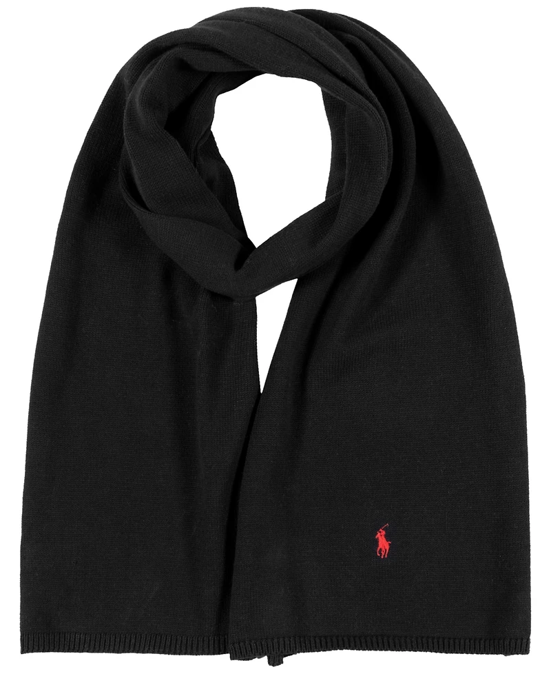 Polo Ralph Lauren Men's Lightweight Cotton Knit Scarf