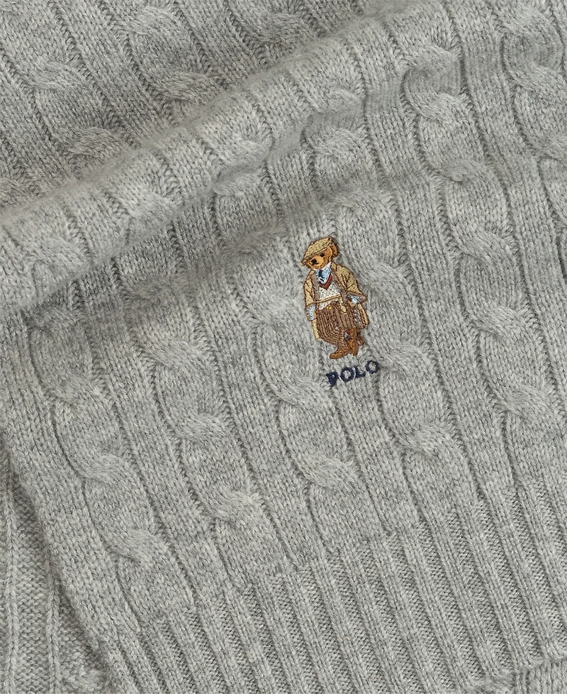 Polo Ralph Lauren Men's Charles Bear Cable Scarf