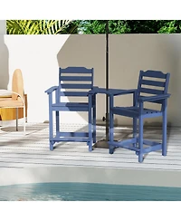 Decksplore A set of 2 economical bar stools (including the table board)
