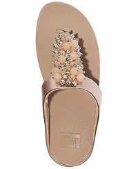 FitFlop Women's Fino Bauble-Bead Toe-Post Sandals