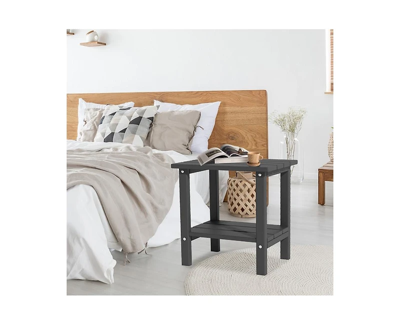 Decksplore Double-layer coffee table made of Hdpe