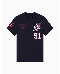 A|X Armani Exchange Men's Multi Badge Logo T-Shirt