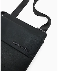 A|X Armani Exchange Men's Faux-Leather Crossbody Bag