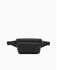 A|X Armani Exchange Men's Faux-Leather Lettering Belt Bag