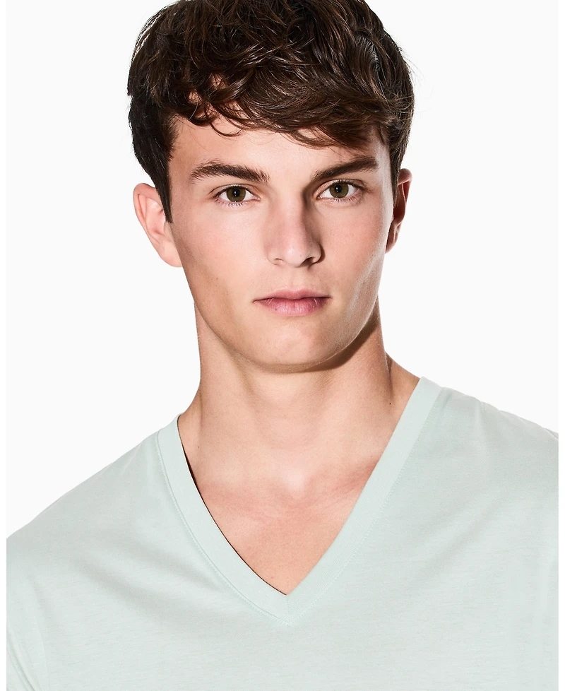 A|X Armani Exchange Men's Pima V-Neck T-Shirt