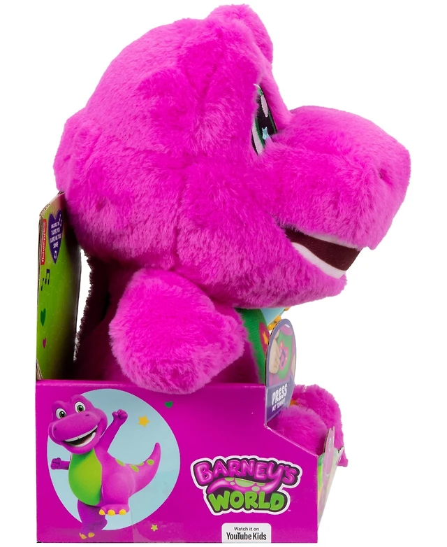 Shop Barneys World Sing Along Barney Plush Toy at Beverly Center