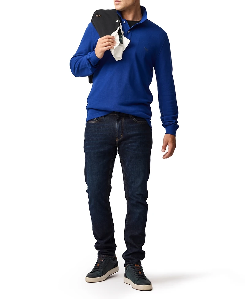 Rodd & Gunn Men's The Long Sleeve Slim Fit Polo Shirt