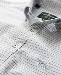 Rodd & Gunn Men's Check Oxford 5 Long Sleeve Sports Fit Shirt