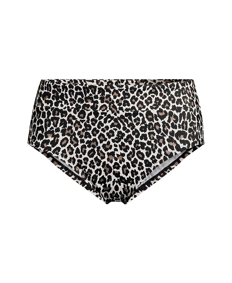 Lands' End Women's Mid Rise Bikini Bottoms