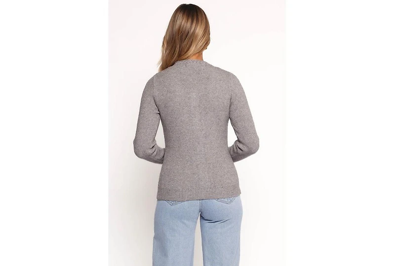 Petal and Pup Women's Quay Button Front Cardigan - Heather Grey