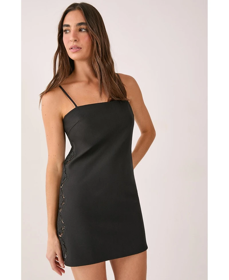 Nasty Gal Women's Cutwork Side Tailored Strappy Mini Dress
