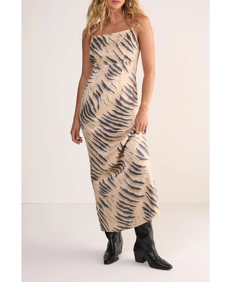 Nasty Gal Women's Cowl Back Strappy Maxi Dress
