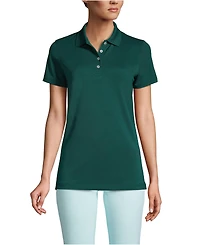 Lands' End Women's Short Sleeve Polyester Polo Shirt