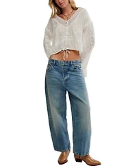 Free People Sweet Love Bell Sleeves Blouse