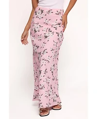 Petal and Pup Women's Evie Maxi Skirt - Pink Floral
